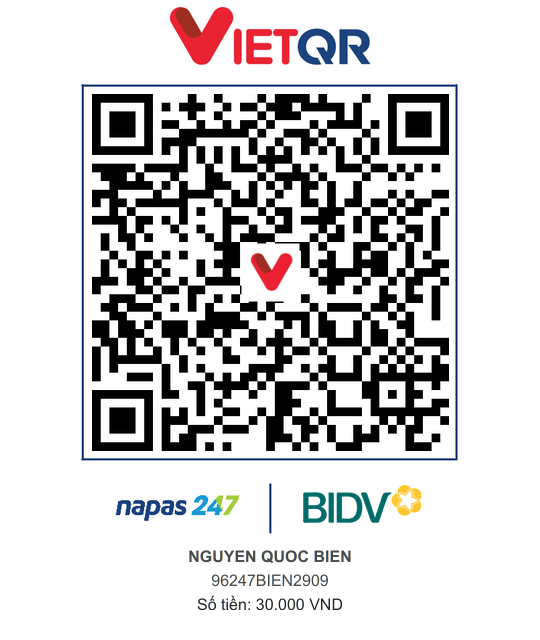 QR Thanh toán BIDV
