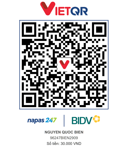 QR Thanh toán BIDV