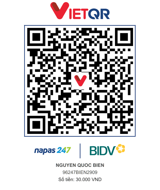 QR Thanh toán BIDV