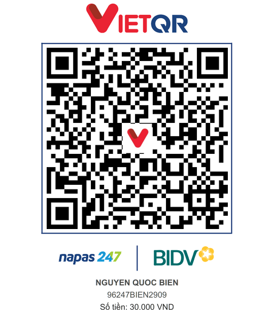 QR Thanh toán BIDV