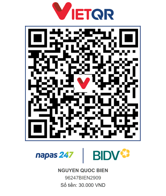 QR Thanh toán BIDV