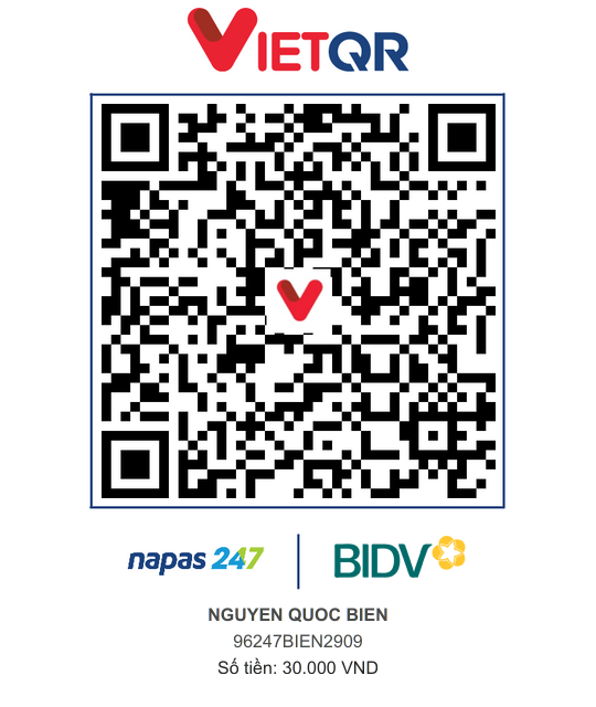 QR Thanh toán BIDV