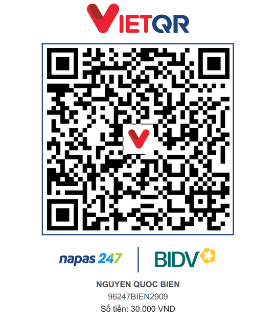QR Thanh toán BIDV