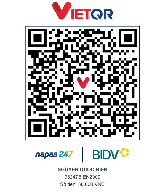 QR Thanh toán BIDV