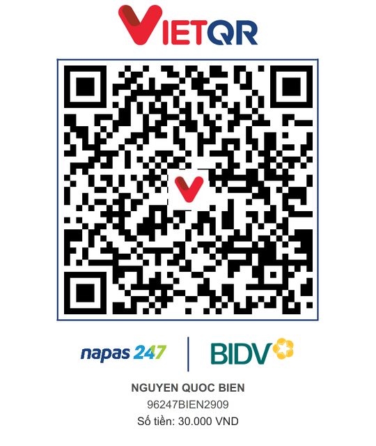 QR Thanh toán BIDV