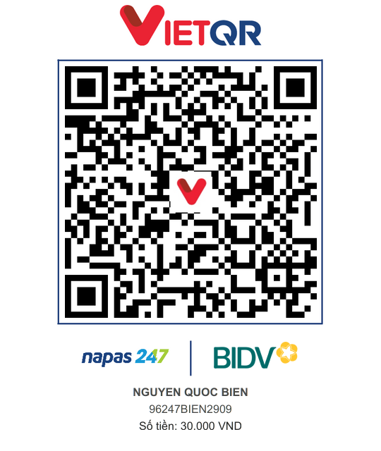 QR Thanh toán BIDV
