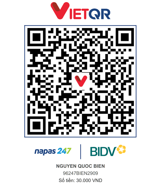 QR Thanh toán BIDV