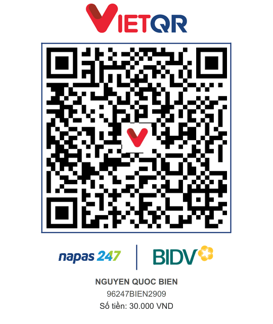 QR Thanh toán BIDV