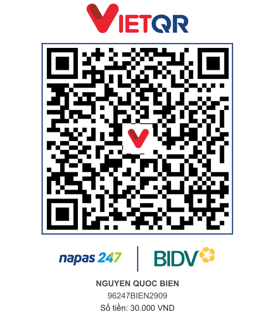 QR Thanh toán BIDV