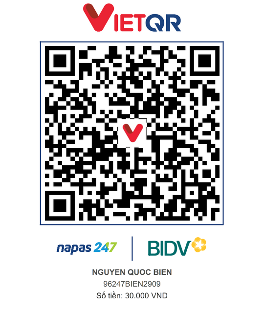 QR Thanh toán BIDV