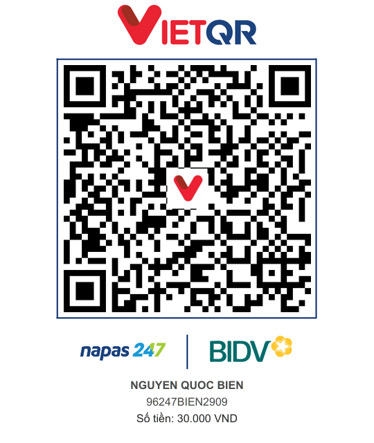 QR Thanh toán BIDV