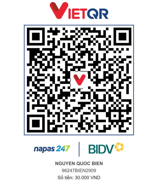 QR Thanh toán BIDV