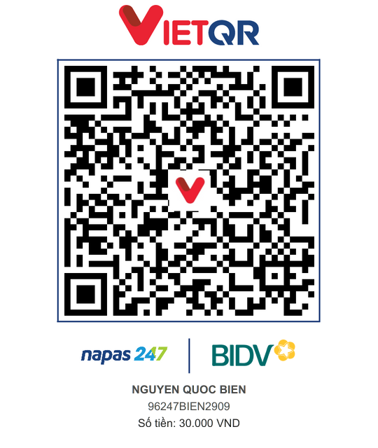 QR Thanh toán BIDV