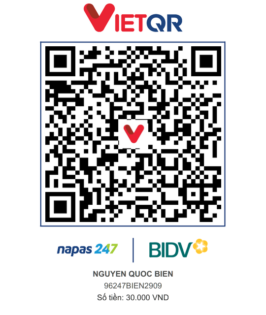 QR Thanh toán BIDV