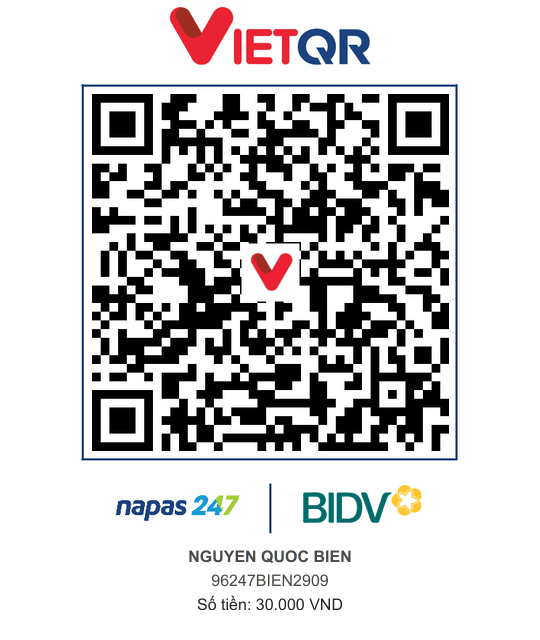 QR Thanh toán BIDV