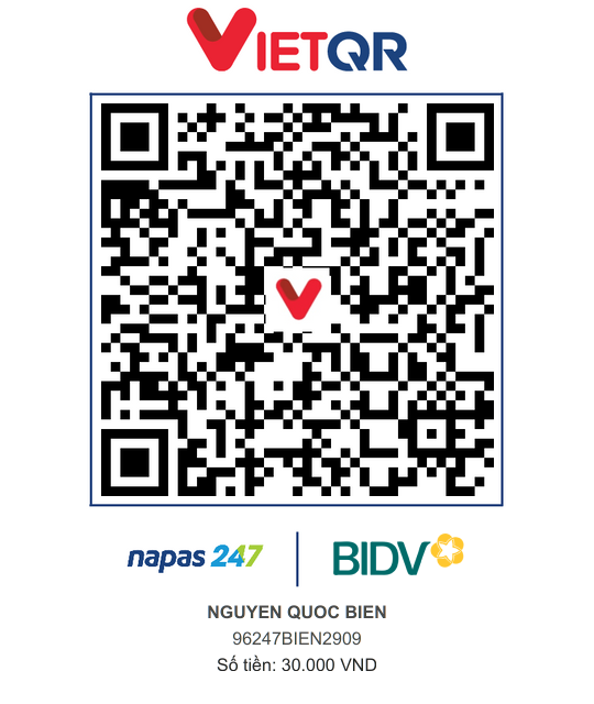 QR Thanh toán BIDV