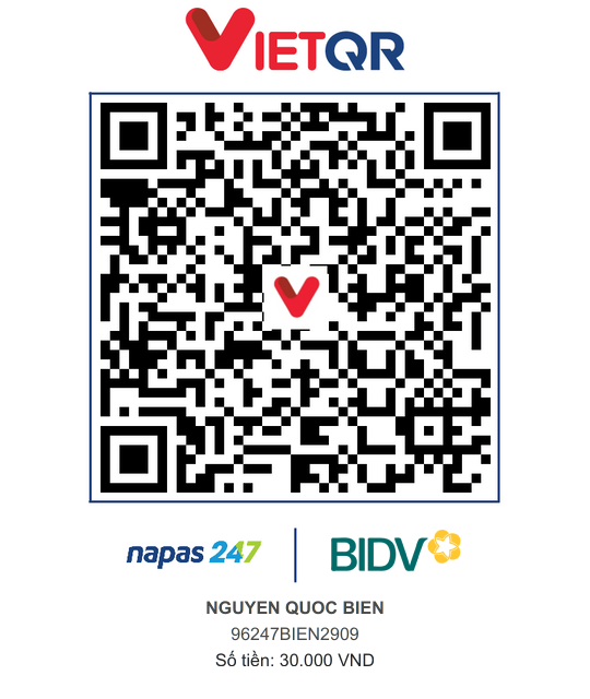 QR Thanh toán BIDV