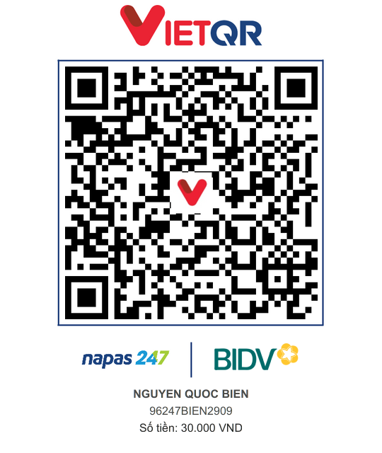 QR Thanh toán BIDV