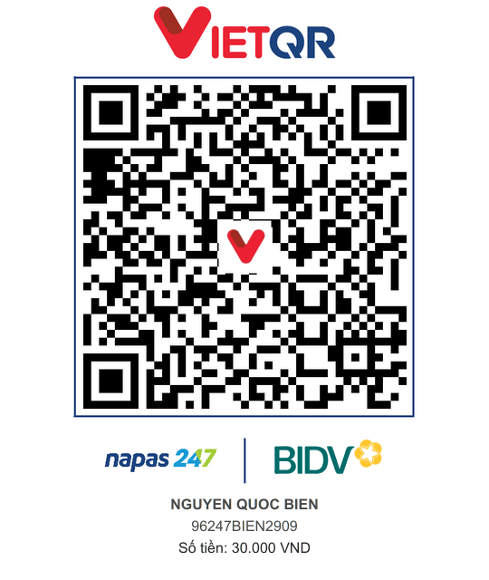 QR Thanh toán BIDV