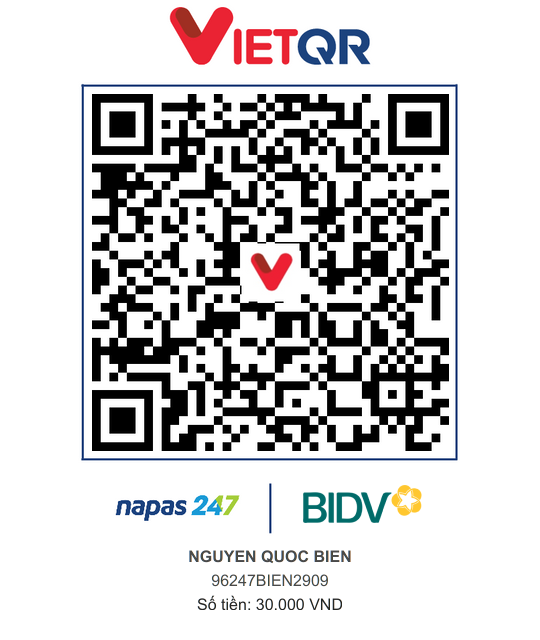 QR Thanh toán BIDV
