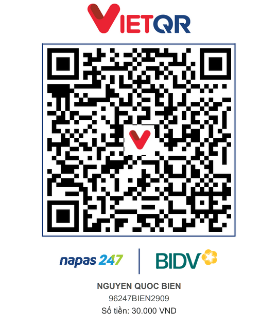 QR Thanh toán BIDV