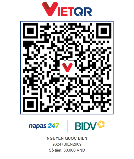 QR Thanh toán BIDV
