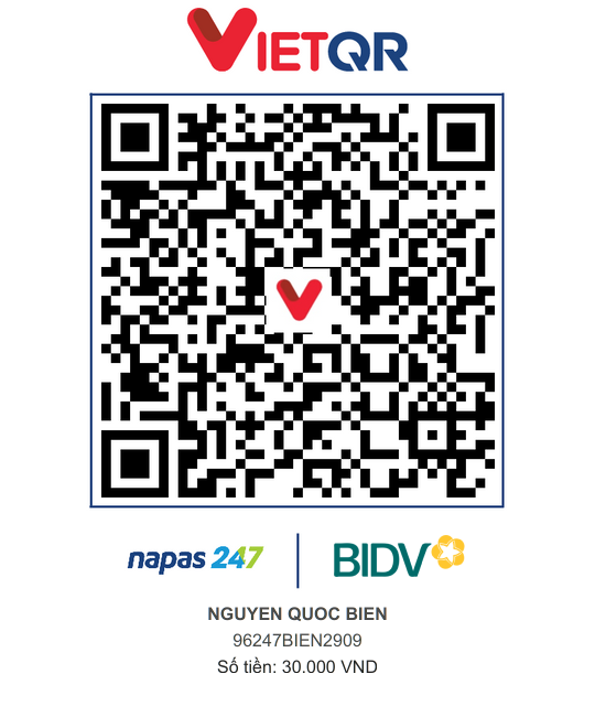 QR Thanh toán BIDV