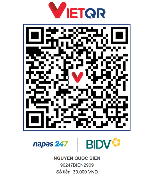 QR Thanh toán BIDV