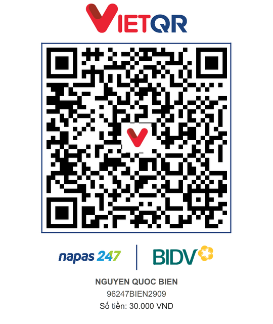 QR Thanh toán BIDV