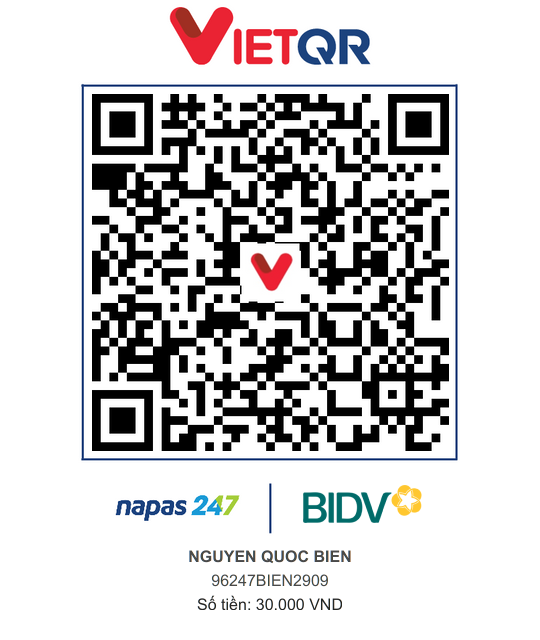 QR Thanh toán BIDV