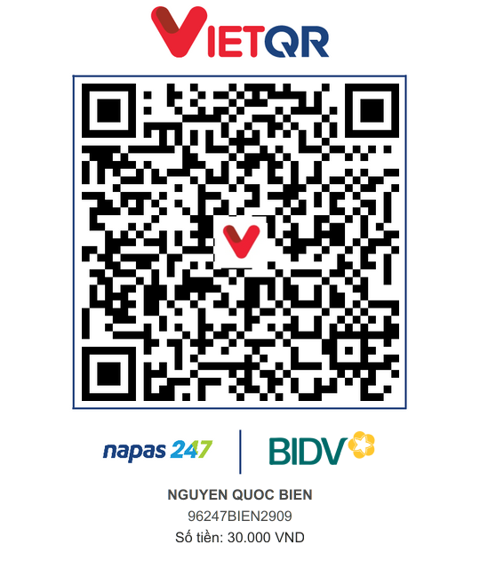 QR Thanh toán BIDV