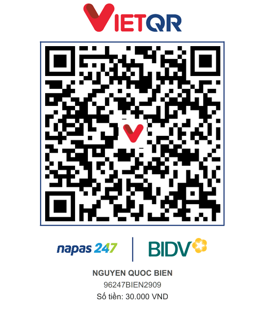 QR Thanh toán BIDV