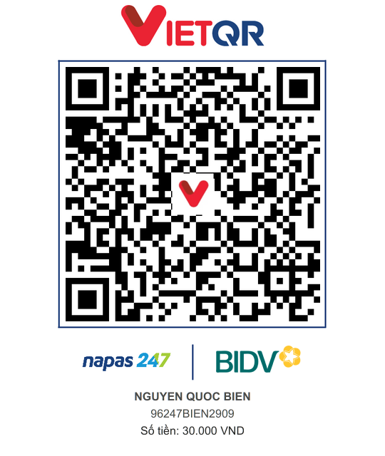 QR Thanh toán BIDV