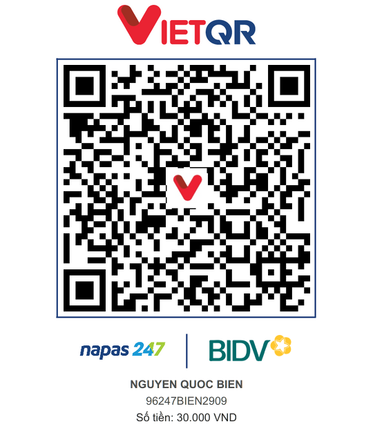 QR Thanh toán BIDV
