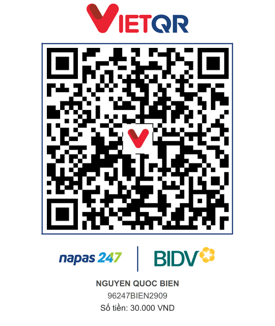 QR Thanh toán BIDV