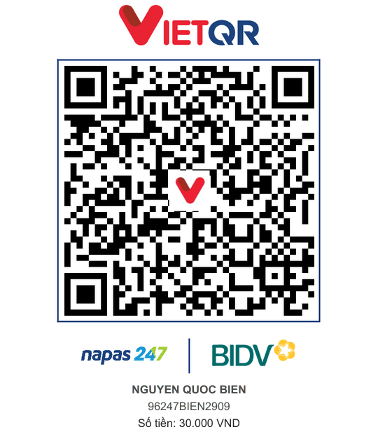 QR Thanh toán BIDV