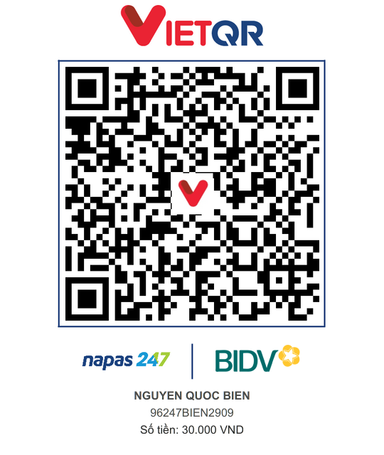 QR Thanh toán BIDV