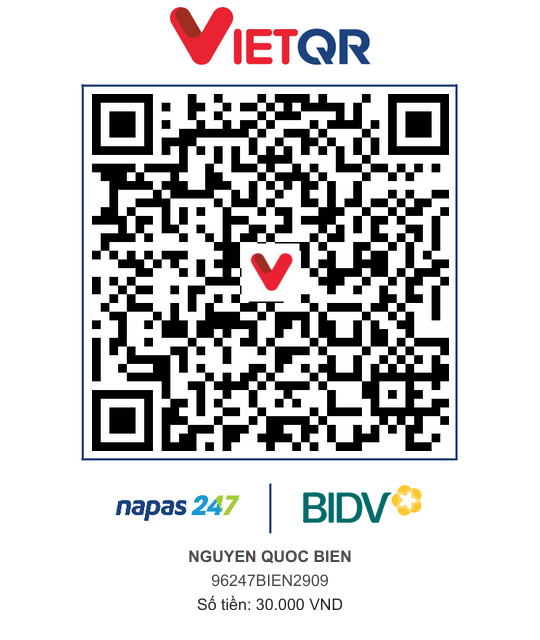 QR Thanh toán BIDV