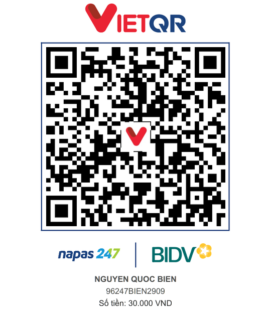 QR Thanh toán BIDV