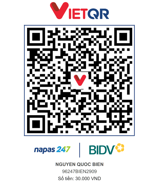 QR Thanh toán BIDV