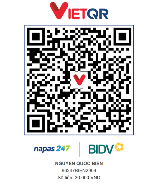 QR Thanh toán BIDV