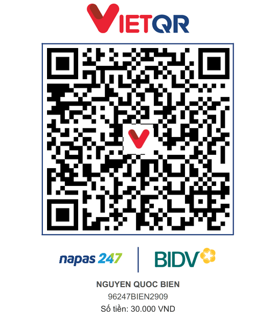 QR Thanh toán BIDV