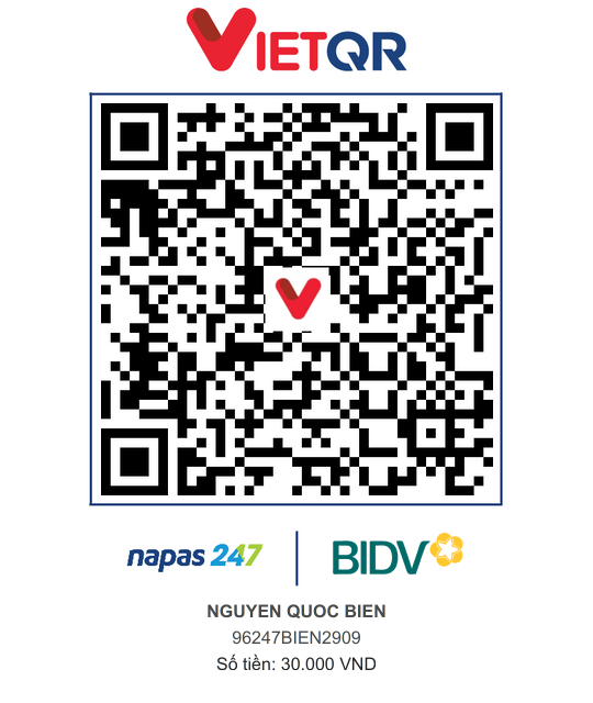 QR Thanh toán BIDV