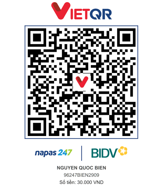 QR Thanh toán BIDV