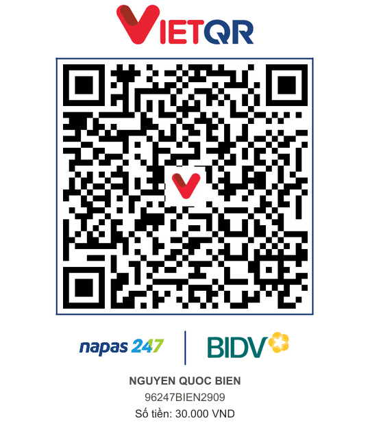 QR Thanh toán BIDV