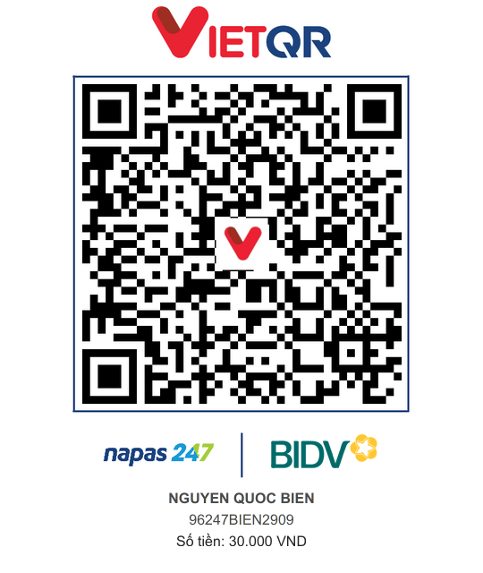 QR Thanh toán BIDV