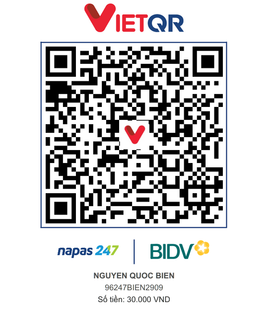 QR Thanh toán BIDV