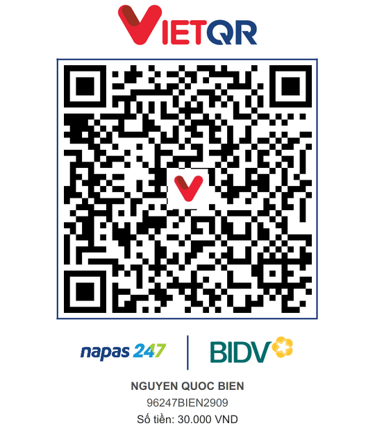 QR Thanh toán BIDV