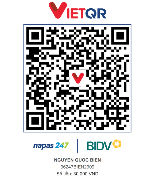QR Thanh toán BIDV
