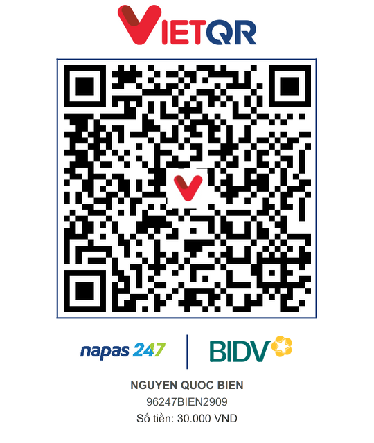 QR Thanh toán BIDV